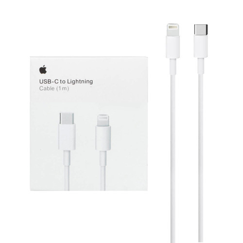 کابل شارژ آیفون 13 پک دار مدل A1703 - سفید - MMS
