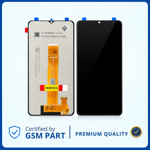 LCD SAMSUNG A12 (A127 / A125) (FULL) N.F (SERVICE PACK) GSM PART اصلی