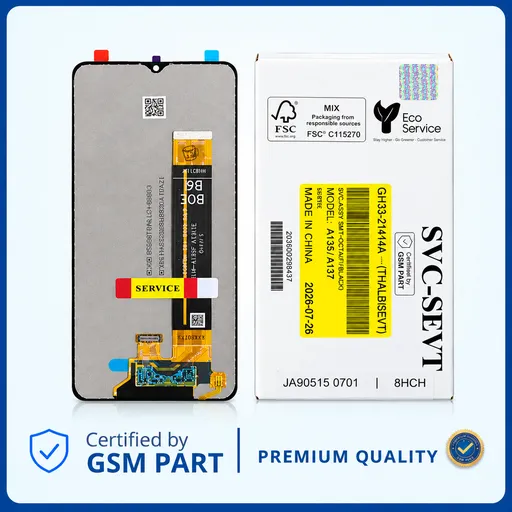 LCD SAMSUNG A13 (A135 / A137) (FULL) N.F (SERVICE PACK) GSM PART اصلی