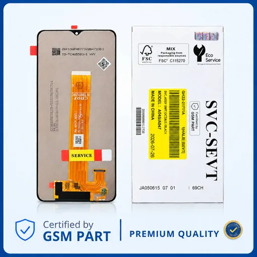 LCD SAMSUNG A04S (A047) N.F (SERVICE PACK) GSM PART اصلی