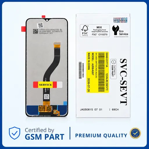 LCD SAMSUNG A20S (A207) N.F (SERVICE PACK) GSM PART اصلی