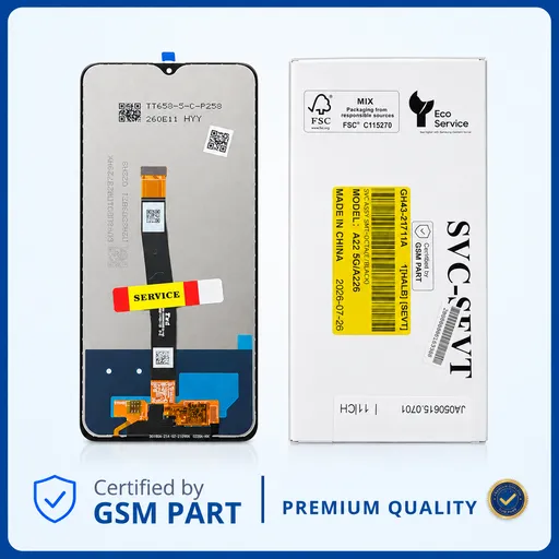LCD SAMSUNG A22 - 5G (A226) N.F (SERVICE PACK) GSM PART اصلی