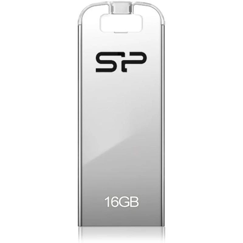 فلش مموری 16 گیگابایت سیلیکون پاور مدل Touch T03 ضد آب و ضد ضربه با بدنه استیل ضد زنگ و نرم‌افزار پشتیبان‌گیری زمان‌بندی‌شده و امکانات امنیتی
